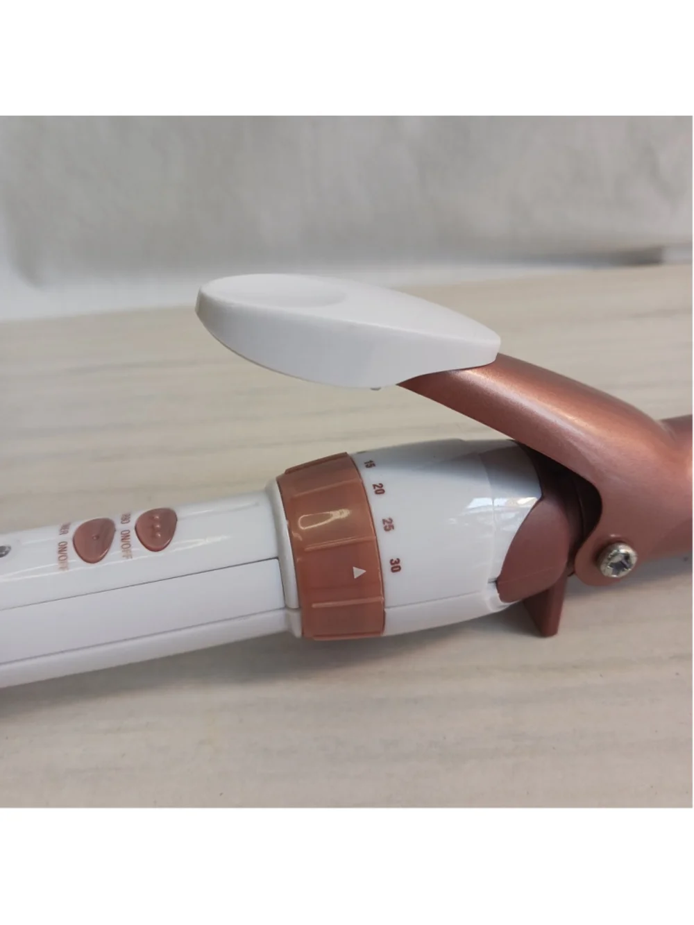 Conair Double Ceramic 1 Inch Curling Iron White Rose Gold